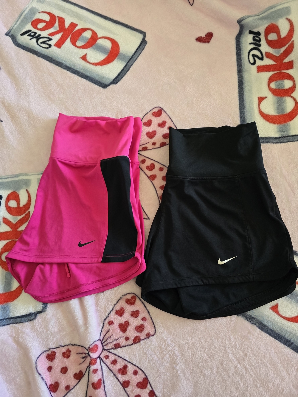Nike Women’s Athletic Skirt - Black and Hot Pink
